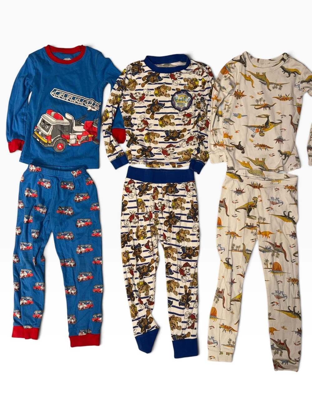 Toddler Boys Cotton Long Sleeve Pajama Sets Assorted Styles Size 5T - Picture 4 of 12